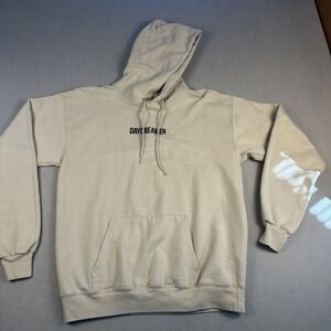 Cream Daydreamer Hoodie Large Artist Union Clothing Fleece Sweater Loungewear